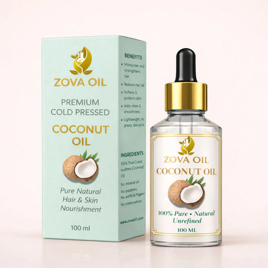 - Pure Coconut Oil for Hair & Skin Hydration - Zova Oil - product_type - Pure Coconut Oil for Hair & Skin Hydration - Zova Oil -  