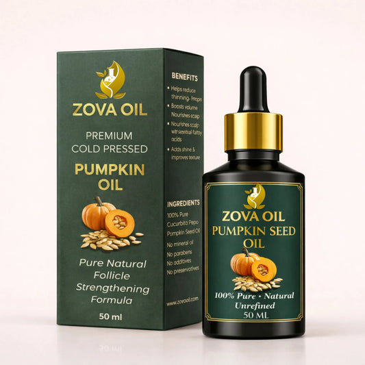 - Cold-Pressed Pumpkin Seed Oil for Hair & Skin Health - Zova Oil - product_type - Cold-Pressed Pumpkin Seed Oil for Hair & Skin Health - Zova Oil -  